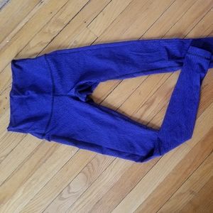Lululemon Blue patterned yoga pants - Size 4